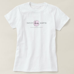 Makeup Artist/Mode Designer Anpassningsbar Logotyp T Shirt