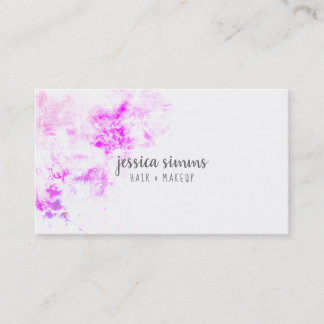 makeup artist mode designer-hårlista visitkort