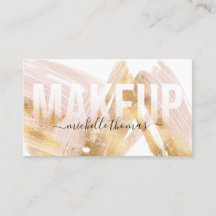 Makeup-artist namnteckning skriptmall för  rosa