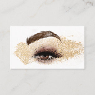 Makeup artist Öga Beauty Salon Lash Extension Visitkort