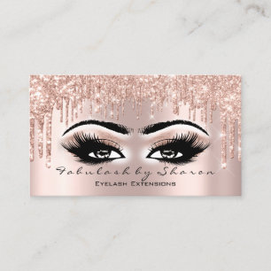 Makeup Artist Ögon Lash Glitter Drift Spark Visitkort