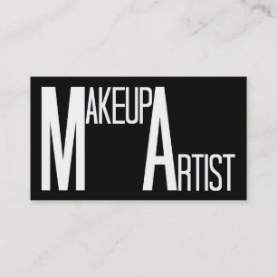Makeup Artist Ord Affärskort Visitkort