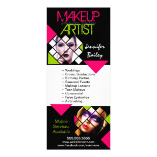 Makeup Artist Portfolio Reklamkort