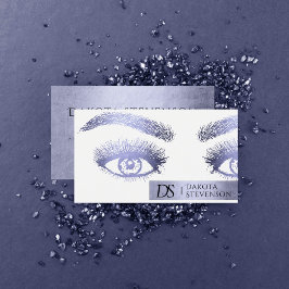 Makeup Artist Professionell | Chic Lavender Lila Visitkort