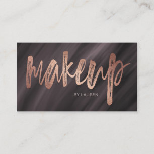 Makeup Artist Push Typography AFFÄRSKORT Visitkort