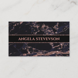 Makeup Artist Ro Guld Marble Affärskort Visitkort