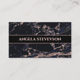 Makeup Artist Ro Guld Marble Affärskort Visitkort