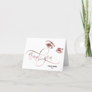 Makeup artist Ro Öga Beauty Salon Lash Extension Tack Kort