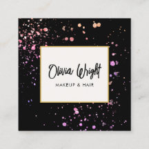 Makeup Artist Rosa Splatters Namnteckning skript