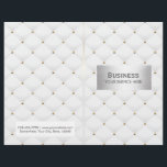 Makeup Artist Salon Spa Luxury Quilted Bi-Fold Reklamblad<br><div class="desc">Makeup Artist Salon Spa Luxury Quilted Bi-Fold Brochures.</div>