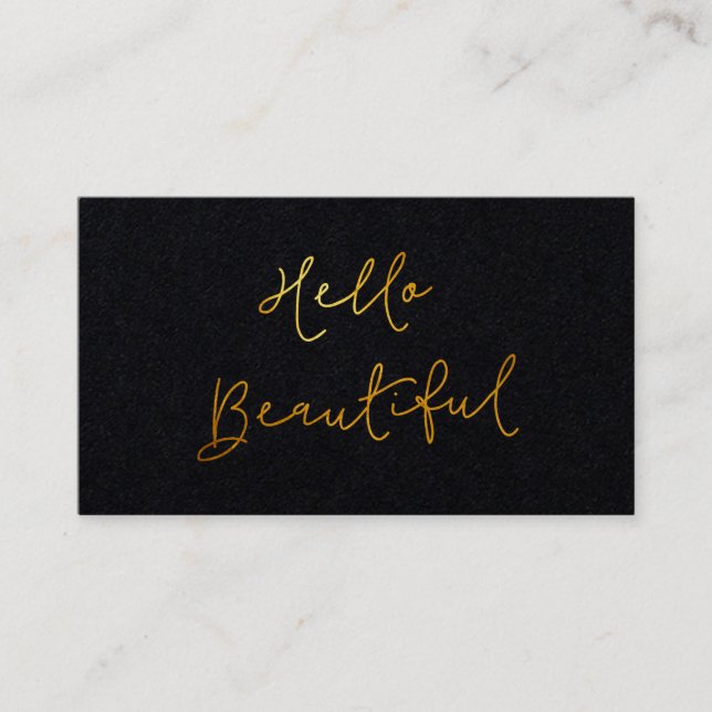 Makeup Artist Simple Visitkort (Framsida)