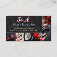 Makeup Artist Spa Salon Beauty Affärskort