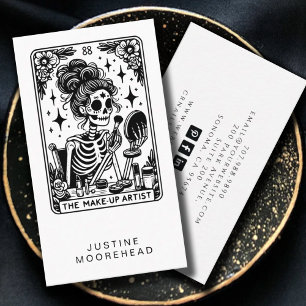 Makeup Artist Tarot Theme, Affärskort Visitkort