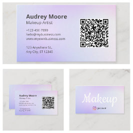 Makeup Artist Templates Visitkort
