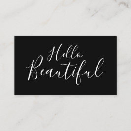 Makeup artist/trendig stilist affärskort visitkort