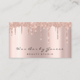 Makeup Artist Vax Lash Glitter Drives Ro Rosa Visitkort