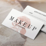 Makeup Artist Vintage Ro Salon Möte Tidsbeställning Kort<br><div class="desc">Makeup Artist Vintage Blommigt Salon Möte Affärskort.</div>