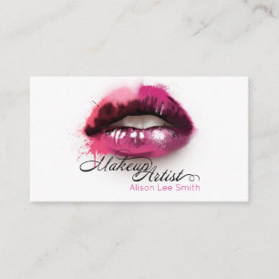 Makeup Artist Visitkort