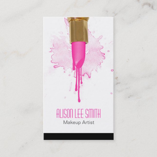 Makeup Artist Visitkort (Framsida)