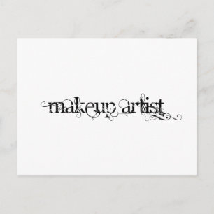 Makeup Artist Vykort