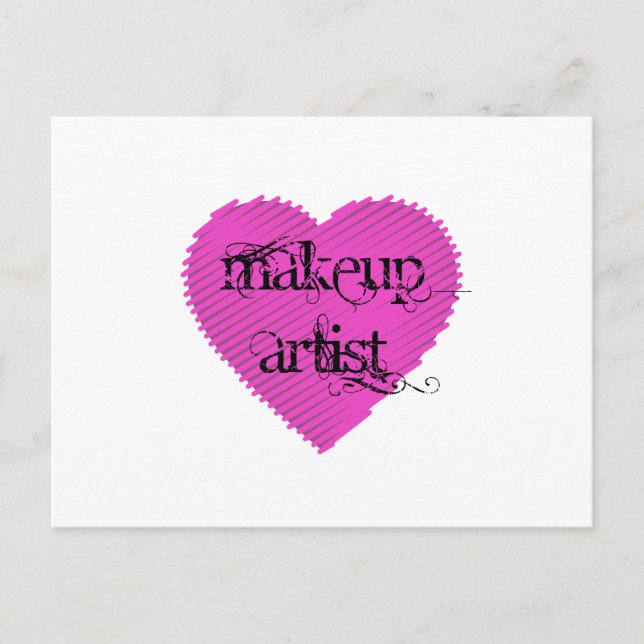 Makeup Artist Vykort (Framsida)