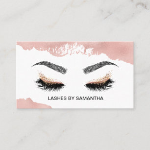 Makeup artist Wink Öga Beauty Salon Lash Extension Visitkort
