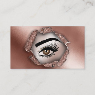 Makeup artist Wink Öga Beauty Salon Lash Extension Visitkort