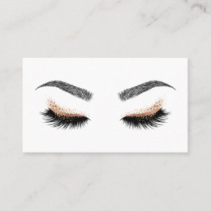 Makeup artist Wink Öga Beauty Salon Lash Extension Visitkort
