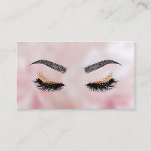 Makeup artist Wink Öga Beauty Salon Lash Extension Visitkort