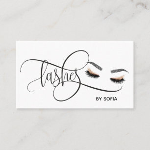 Makeup artist Wink Öga Beauty Salon Lash Extension Visitkort