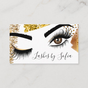 Makeup artist Wink Öga Beauty Salon Lash Extension Visitkort