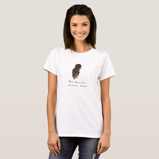 Makeup Beauty Lash Studio Sjöjungfru Hair Bronze T Shirt (Hel framsida)