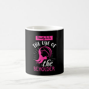 Makeup Beauty ligger Öga i Beholder Kaffemugg