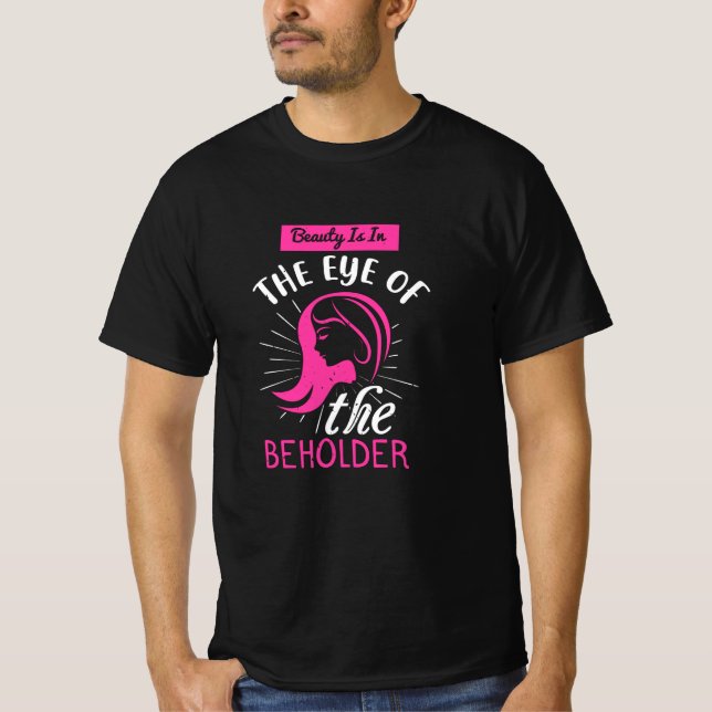 Makeup Beauty ligger Öga i Beholder T Shirt (Framsida)