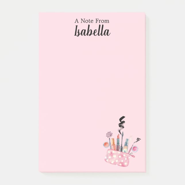 Makeup Beauty Notes Post-it Block (Framsida)