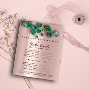 Makeup Beauty Salon Ro Woodland Eucalyptus Flygblad
