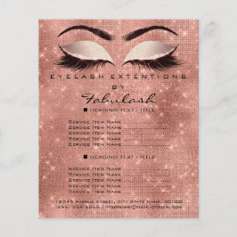 Makeup Beauty Salon Spark Glitter Flyer Lash