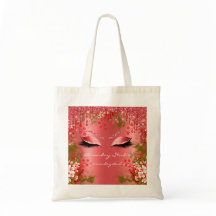 Makeup Blommigt Öga Glitter Drives Bröllop Red