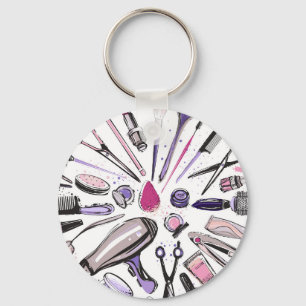 Makeup cirklar design nyckelring
