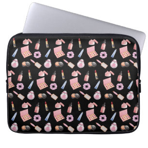 Makeup Cosmetics Beauty Mönster Cosmetology bärbar Laptop Fodral