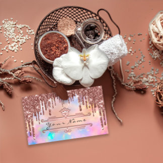 Makeup-evenemangsplanerare Ro Krona Holograph Kron Visitkort