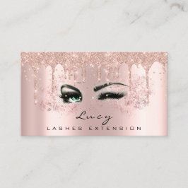 Makeup Eyebrow Hair Grönt Eyelash Dricks Visitkort