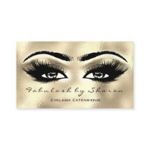Makeup Eyebrow Lash Extension Glitter Golden Öga