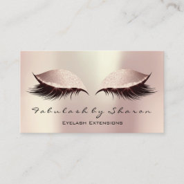 Makeup Eyebrow Lash Extension Ögon Ro  Visitkort