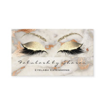 Makeup Eyebrow Lash Glitter Copper Guld Marble
