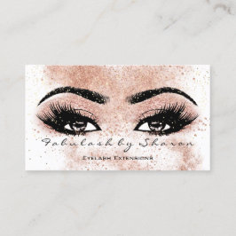 Makeup Eyebrow Lash Glitter Öga Spark Estetican Visitkort