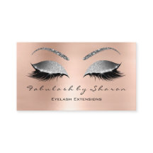 Makeup Eyebrow Lash Glitter Rosa Silver Grått