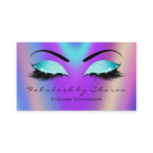 Makeup Eyebrow Lash Glitter Smala Blue Lila