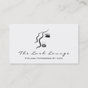 Makeup Eyebrow Lash, Logotyp, svart, Guld Visitkort