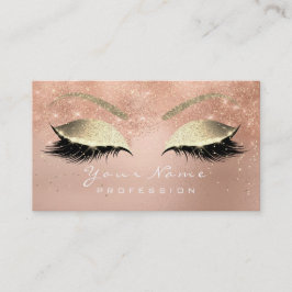 Makeup Eyebrow Öga Lash Glitter Ro Confetti Visitkort